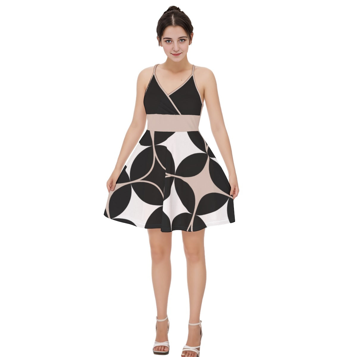 Geo Cross Cami Dress
