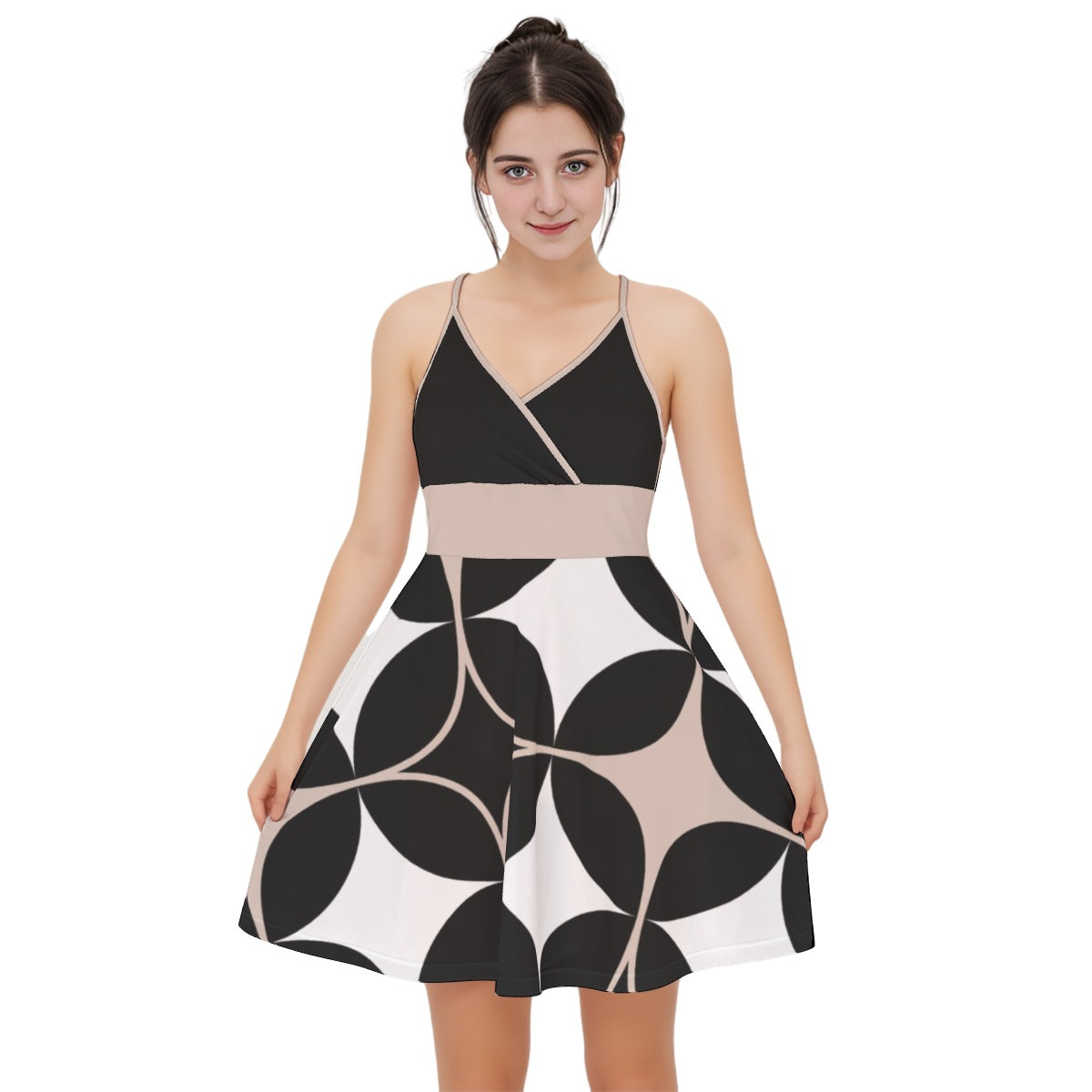 Geo Cross Cami Dress