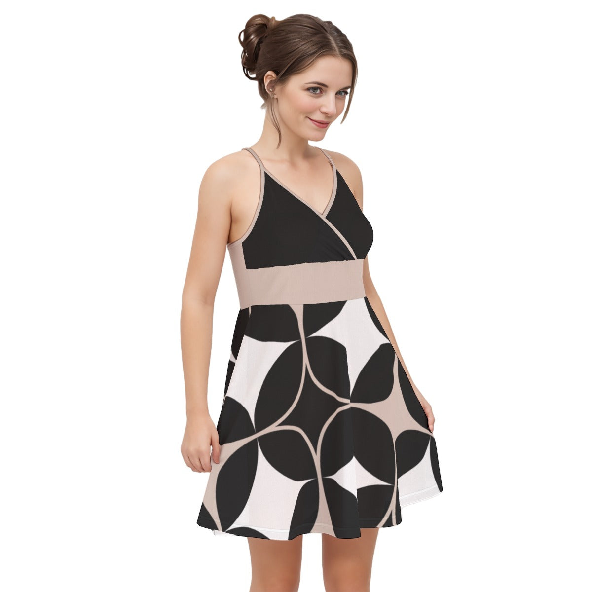 Geo Cross Cami Dress