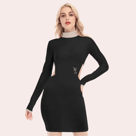 Waist Hollow Hip Dress